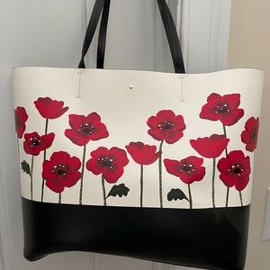 Kate Spade Ooh la la Poppy Leather Tote